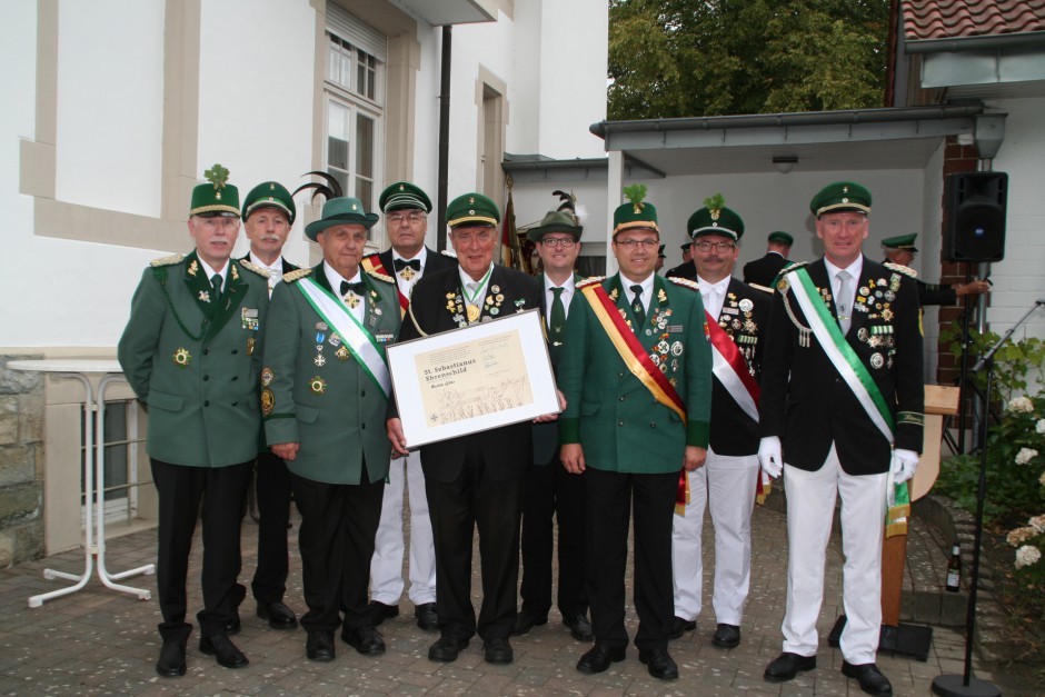 Sonderstufe des St. Sebastianus Ehrenschildes verliehen