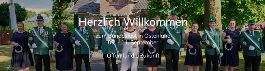 Herzlich Willkommen zum Bundesfest 2022 in Ostenland
